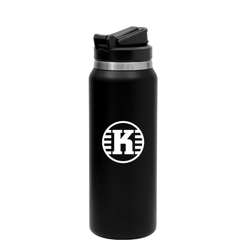 32oz Stainless Steel Water Bottle w/ Straw