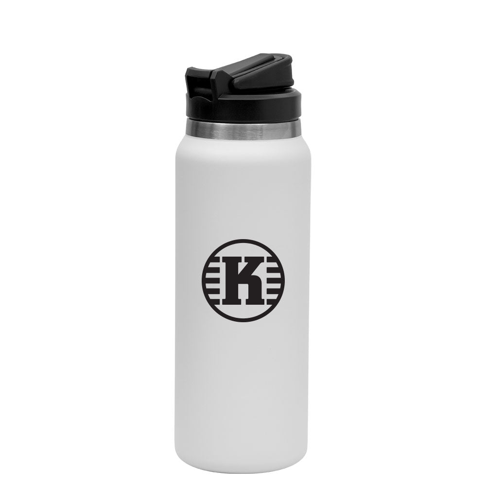 32oz Stainless Steel Water Bottle w/ Straw